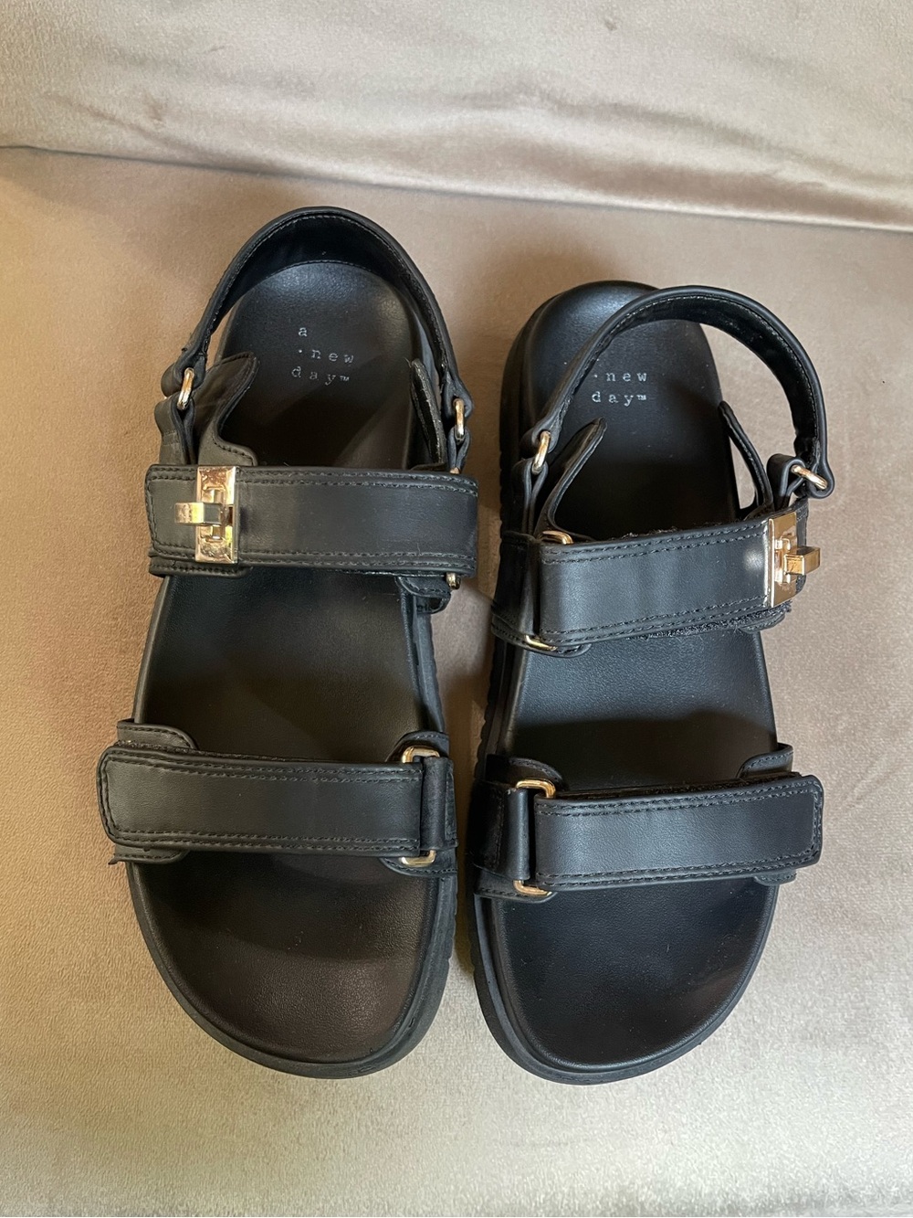 Target Black Sandles - Picture 2 of 8